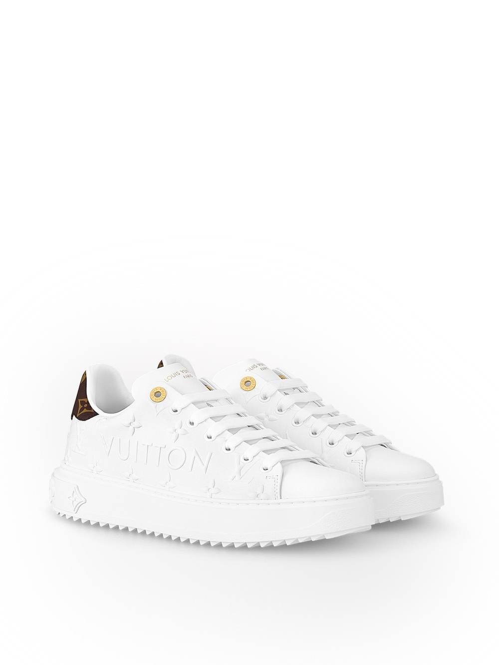 NWT Louis Vuitton Time Out Sneaker White